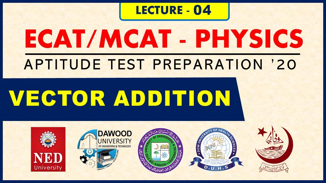 ECAT/MDCAT Aptitude Test Preparation ||  (PHYSICS) || Lec-04 (Urdu/Hindi)