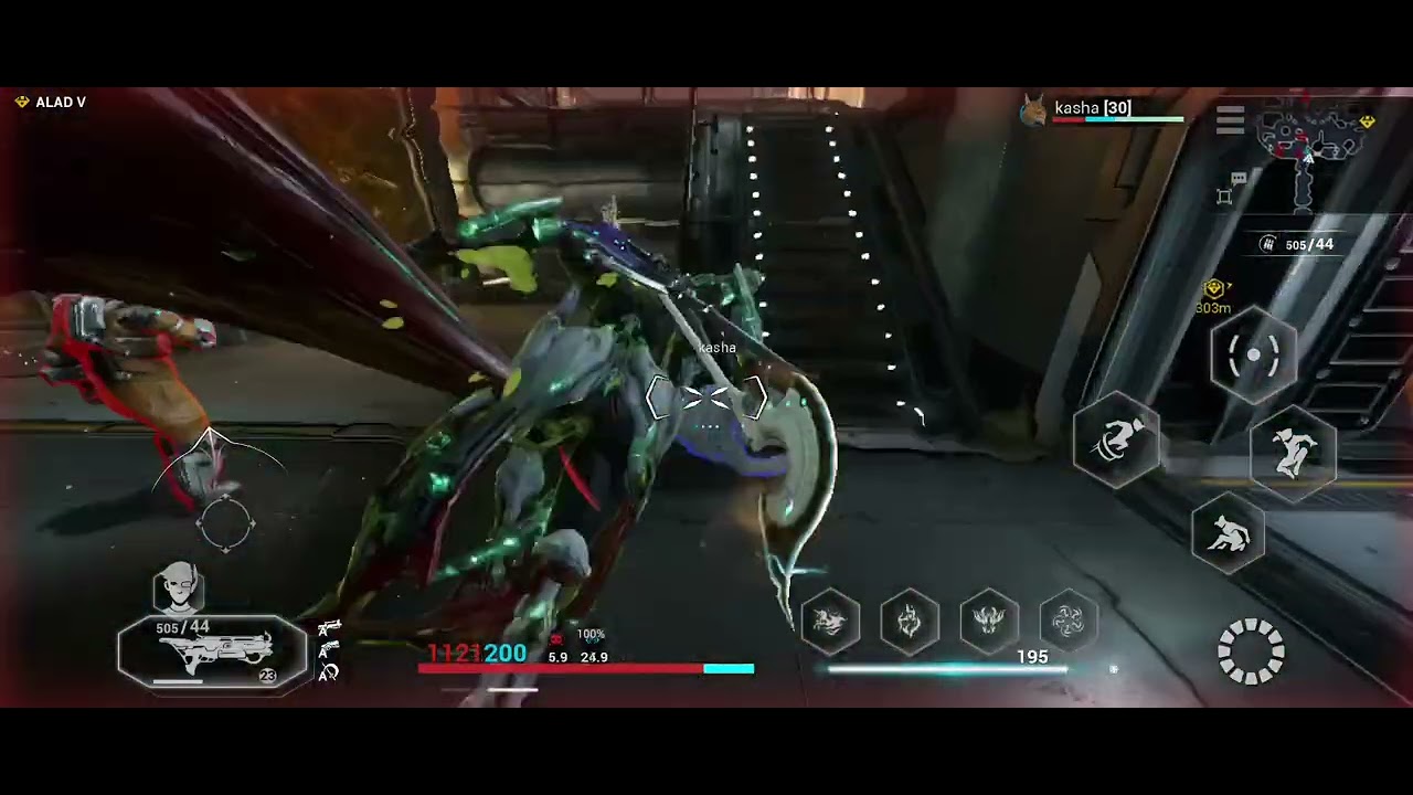 Probando Warframe Mobile | asesinato a ALAD V 