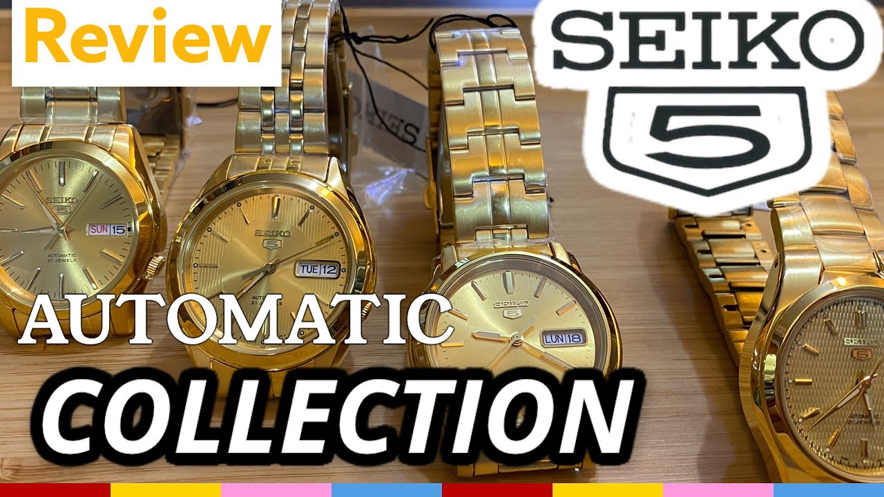 SEIKO 5 AUTOMATIC watch GOLD REVIEW@indaywatchandlifestyle5141