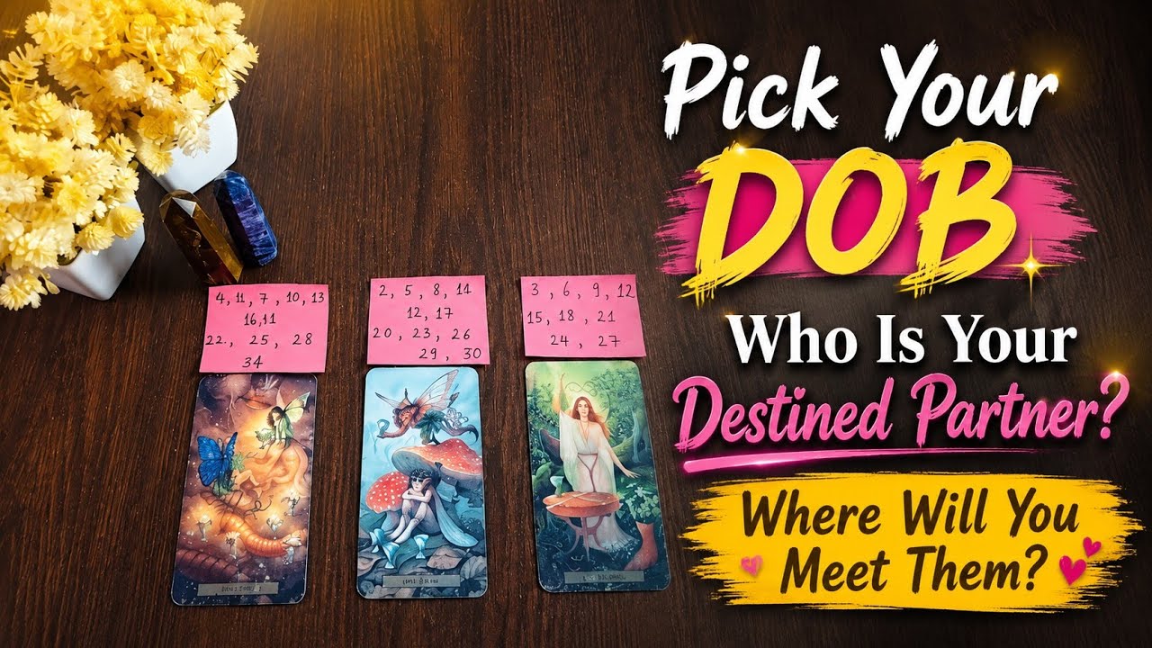 Pick Your DOB : Who Is Your Destined Partner? Where Will You Meet Them And Future? Timeless Reading 