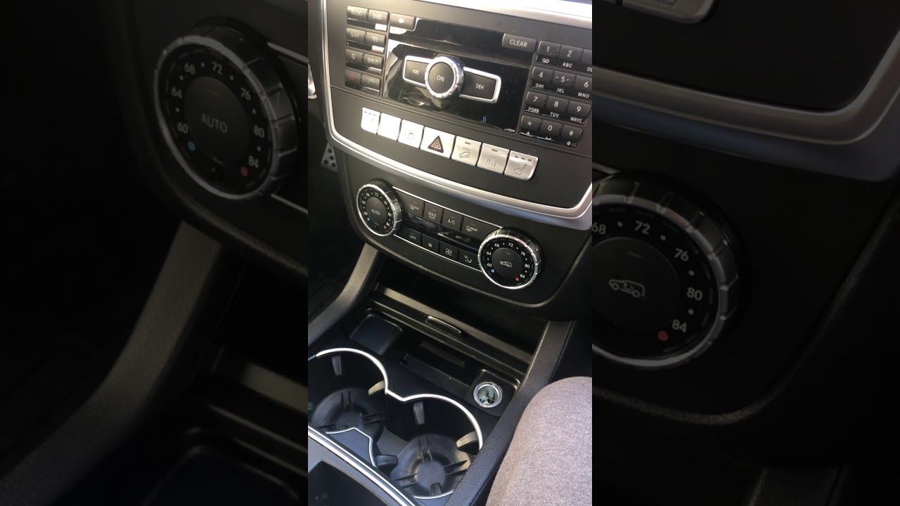 2014 Mercedes ML350 (W166) cup holder repair.