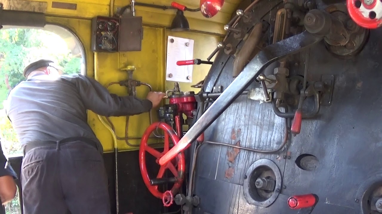 In cabina della locomotiva 740 278