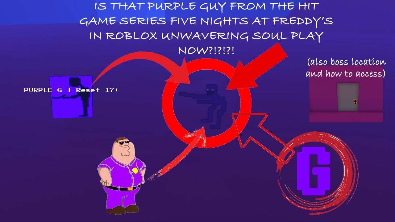 Purple G (guy) completed in solo + location and how to get access - Roblox Unwavering Soul