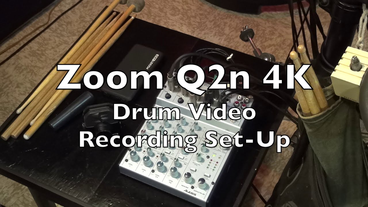 Zoom Q2n4K ~ Recording eDrums Quick & Easy