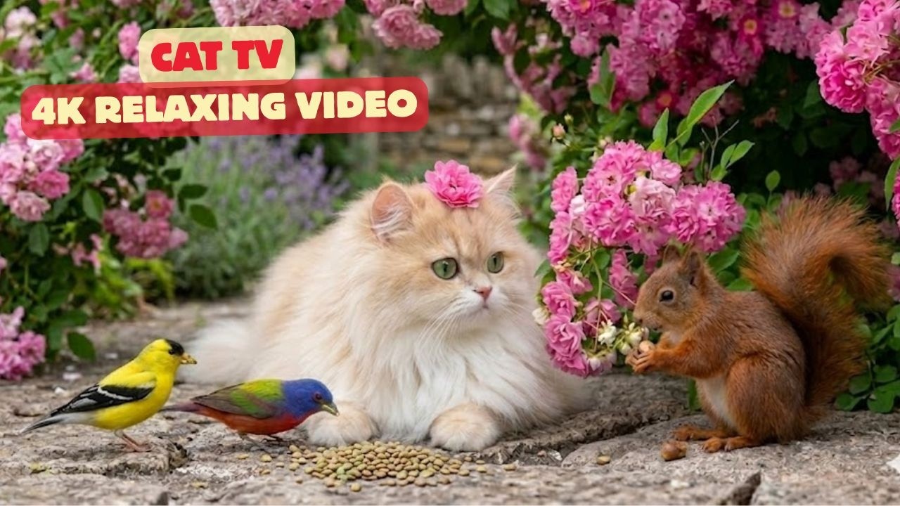 Cats Go Crazy for These Birds 🦜 | Best Cat TV Entertainment 4K