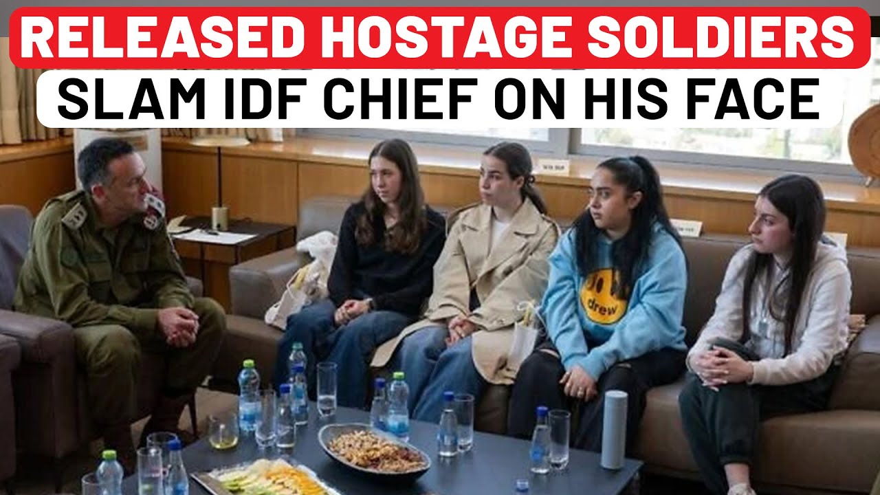 ‘We Warned; You Abandoned Us’: Freed Female Soldiers Slam IDF Chief On His Face Over Oct 7, Gaza War