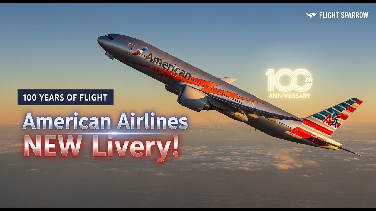 Авиакомпания American Airlines представила юбилейную ливрею к 100-летию компании | Флагманский Bo...