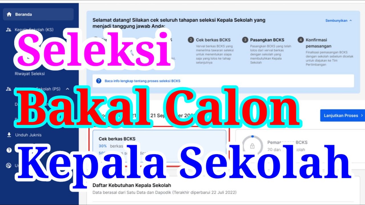 Seleksi Bakal Calon Kepala Sekolah (BCKS) || KSPS 2025 || Kota Surabaya