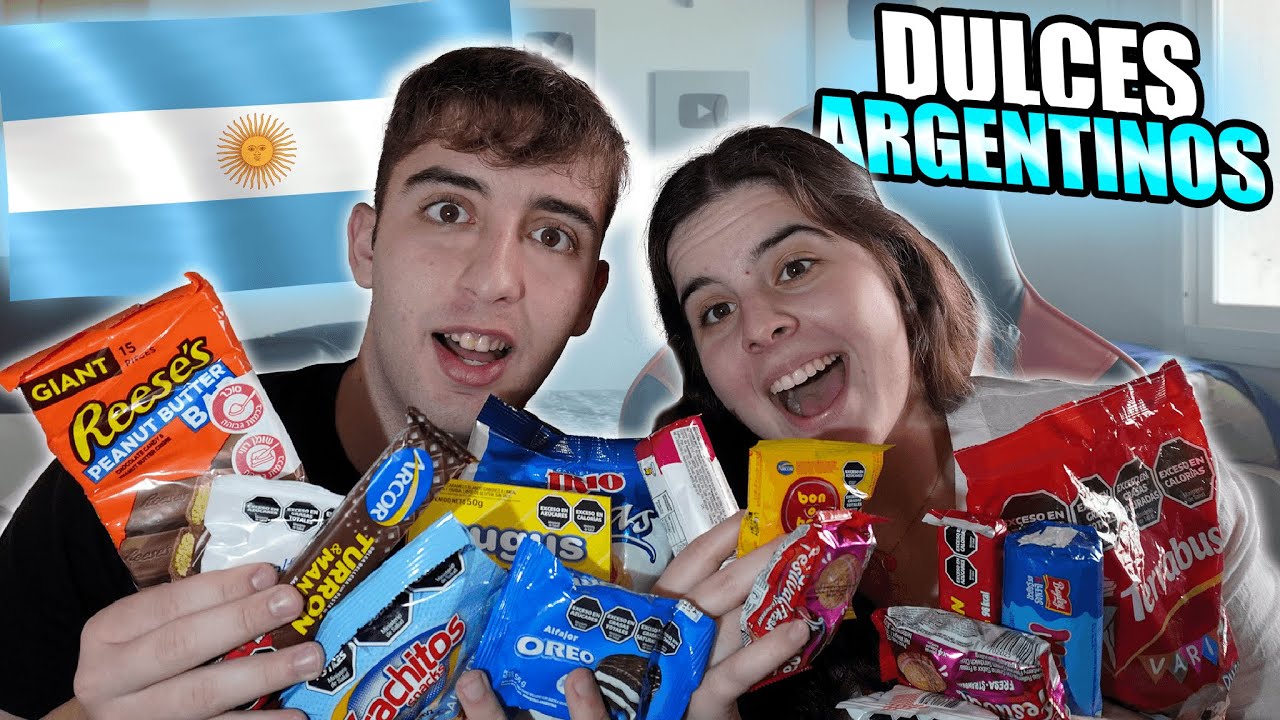 PROBANDO DULCES ARGENTINOS con MI NOVIA