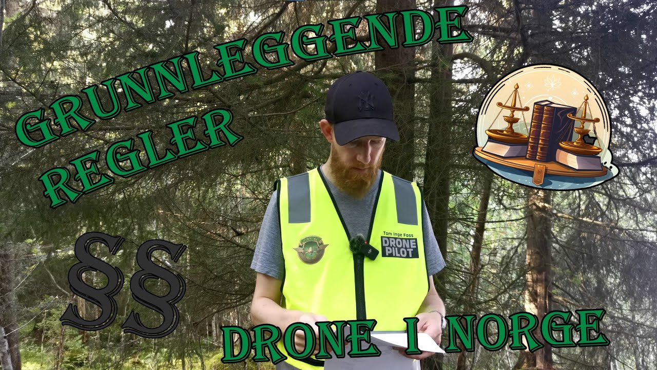 Drone i Norge - Grunnleggende REGLER for åpen kategori (A1/A3)