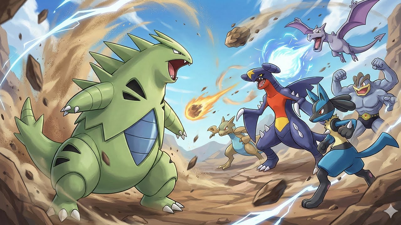🔥 Tyranitar Qu&eacute;t Sạch Đấu Trường Pok&eacute;mon Unite! | Pha 