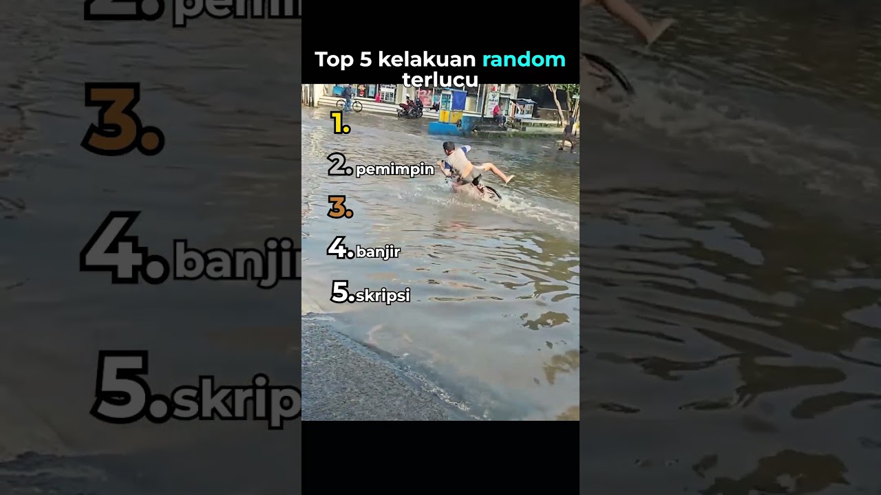 Top 5 kelakuan random terlucu😂