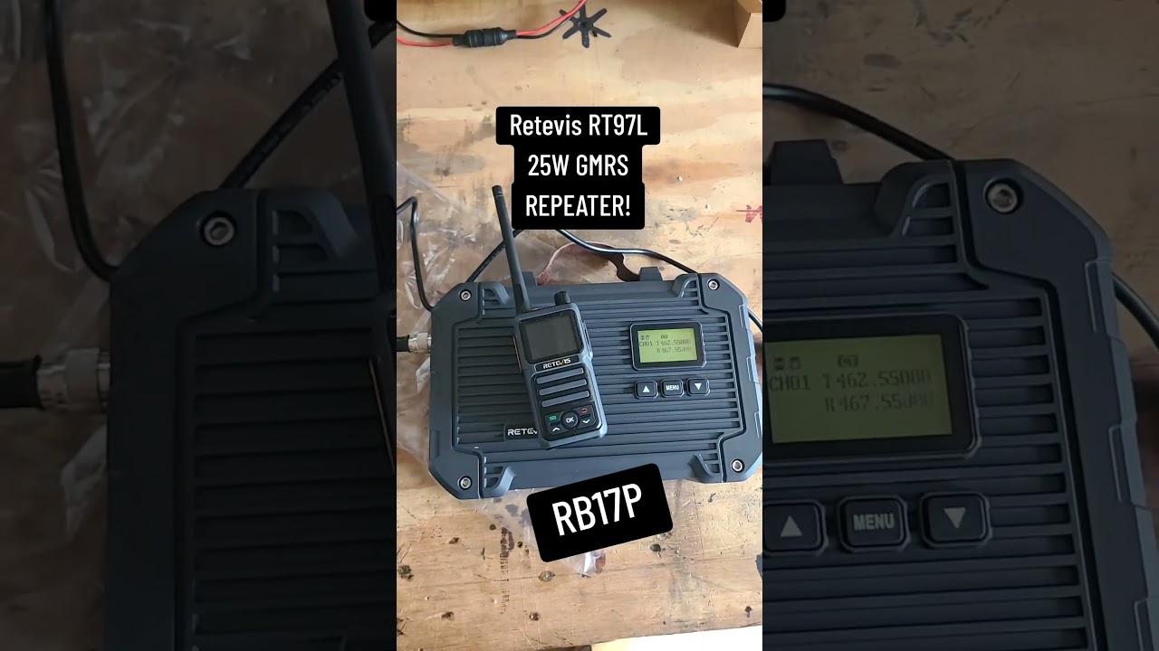 Retevis RT97L Ready to repeater #gmrs #repeater #retevis