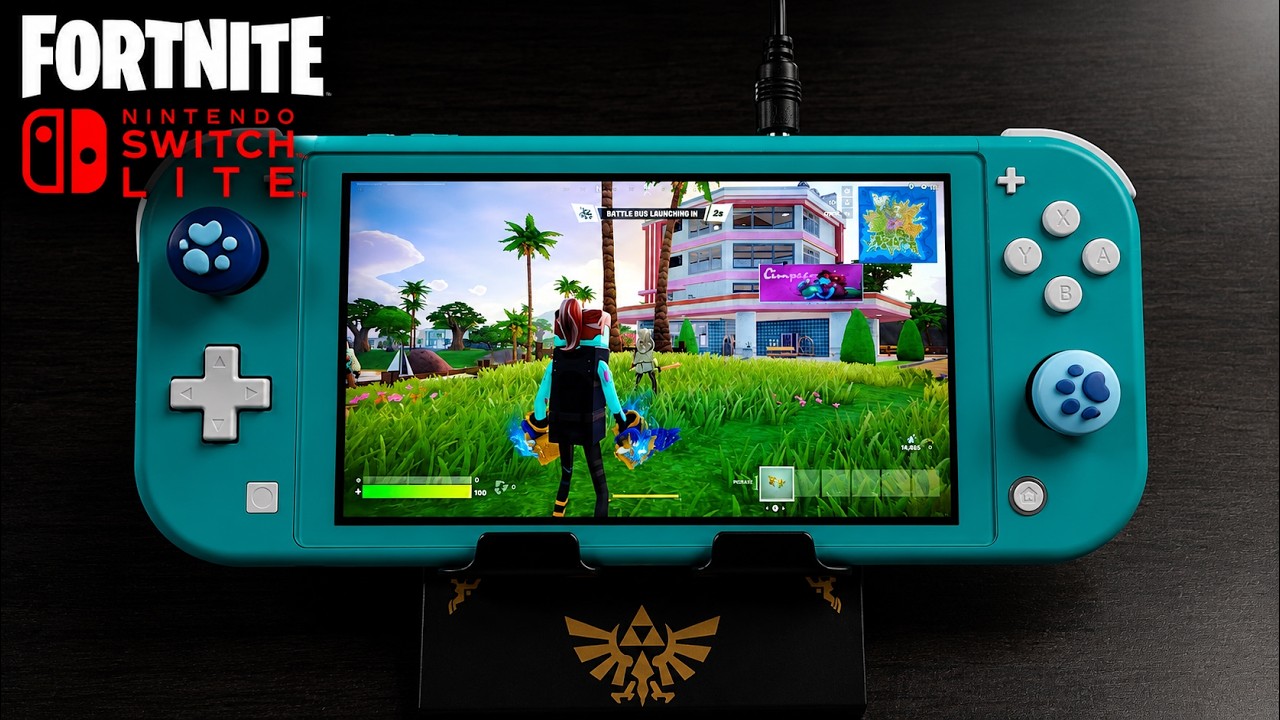 Fortnite on Nintendo Switch Lite [POV Style Gameplay #45] Chapter 7 Season 4