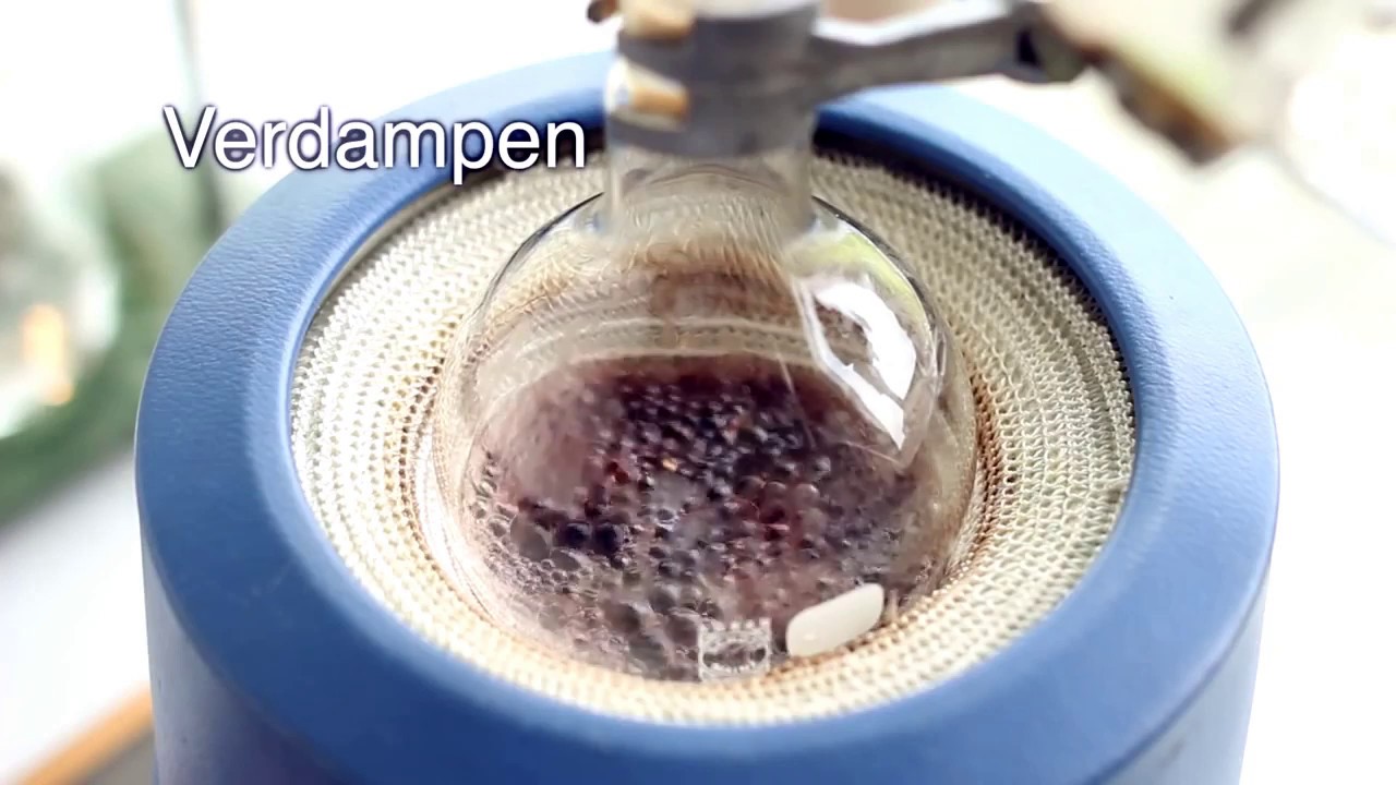 Destillatie rode wijn