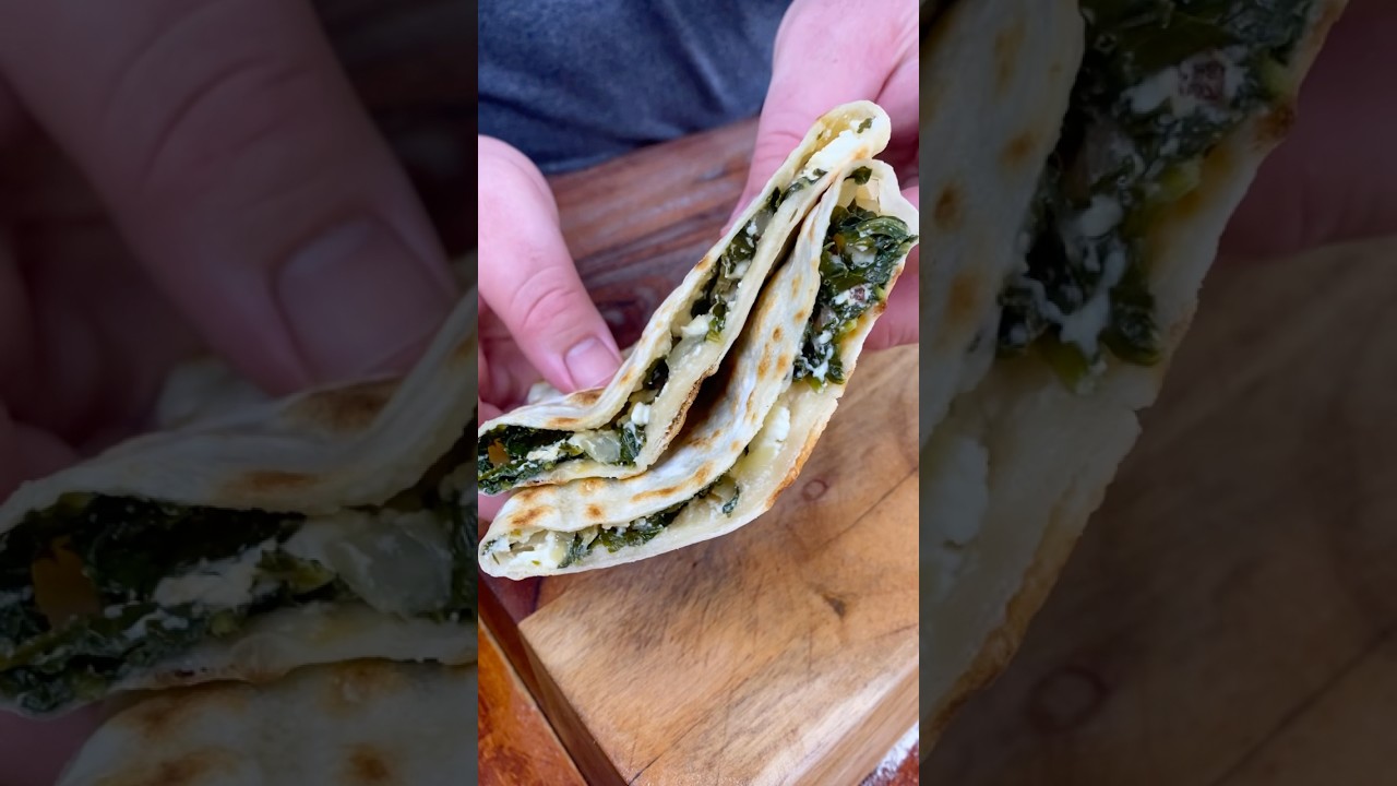 Turkish Gozleme 😎 #shorts #gozleme #streetfood