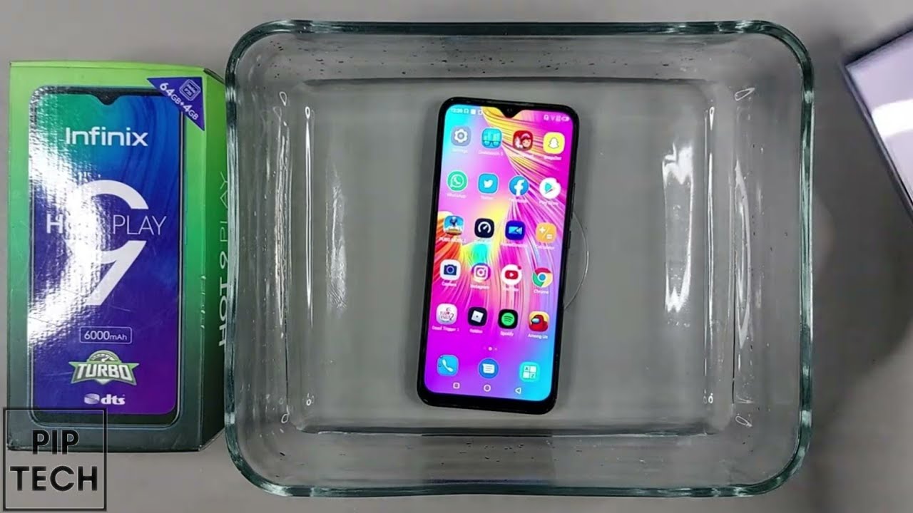 Infinix Hot 9 Play Waterproof Test | Actually Waterproof?
