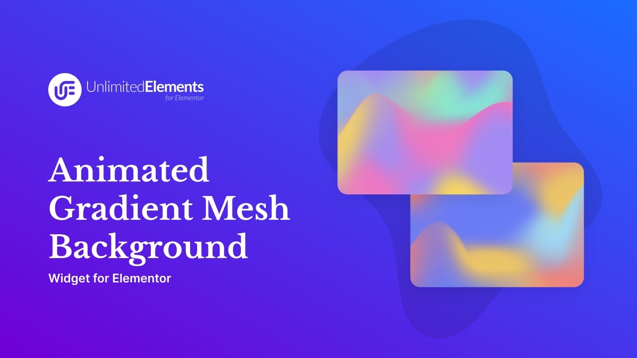 How To Create Animated Mesh Gradient Background in Elementor