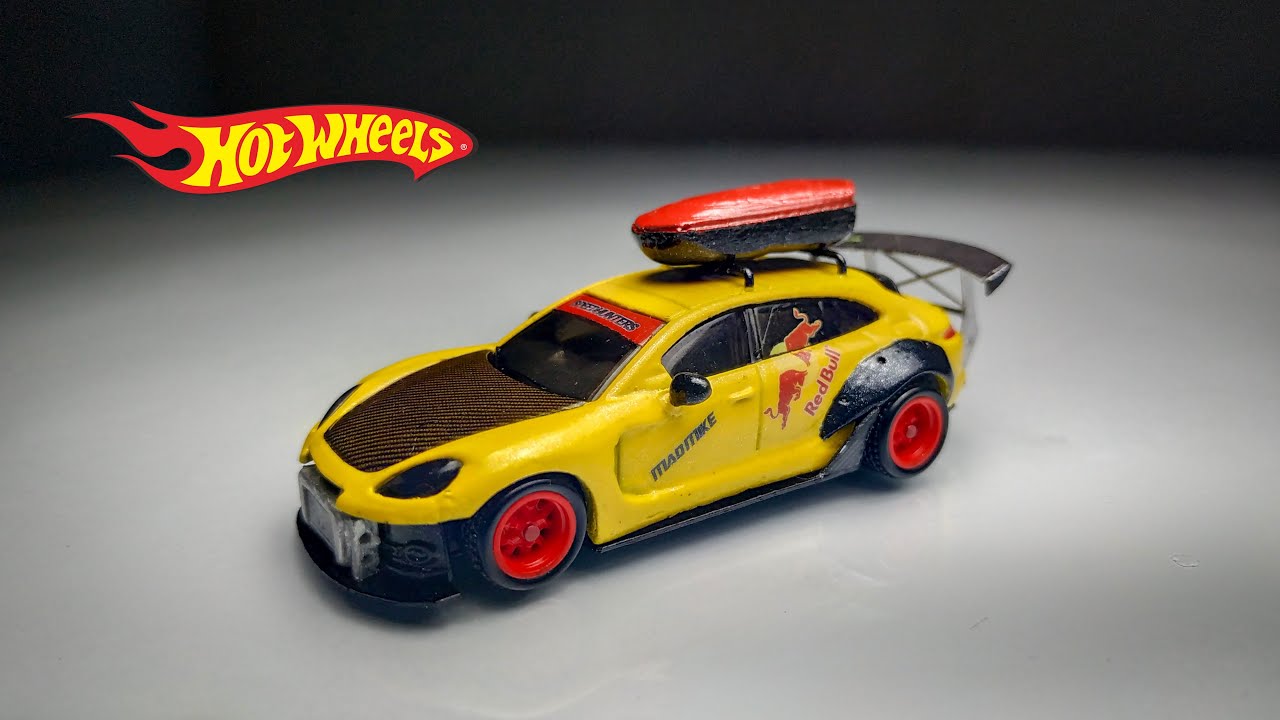 Porsche Panamera Turbo S Hot Wheels Cars Custom | Roof Box
