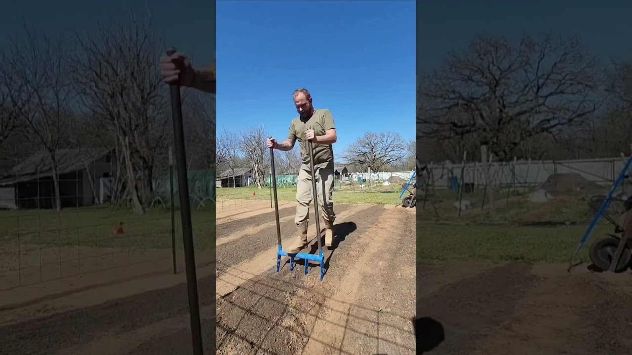 300ft of purpose-built soil. Broadfork, sweat & mission. #VeteranFarm #GrowWithPurpose #NoTill