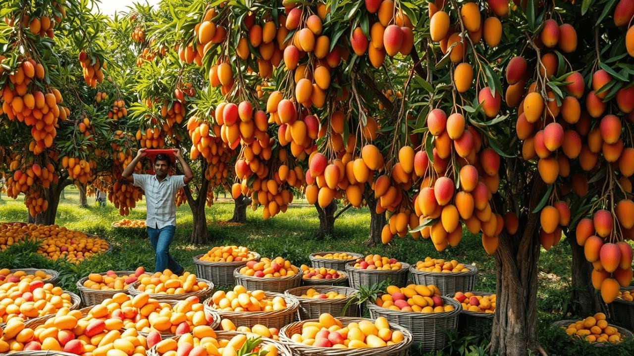 Como los agricultores MEXICANOS producen miles de toneladas de mangos cada año de esta manera