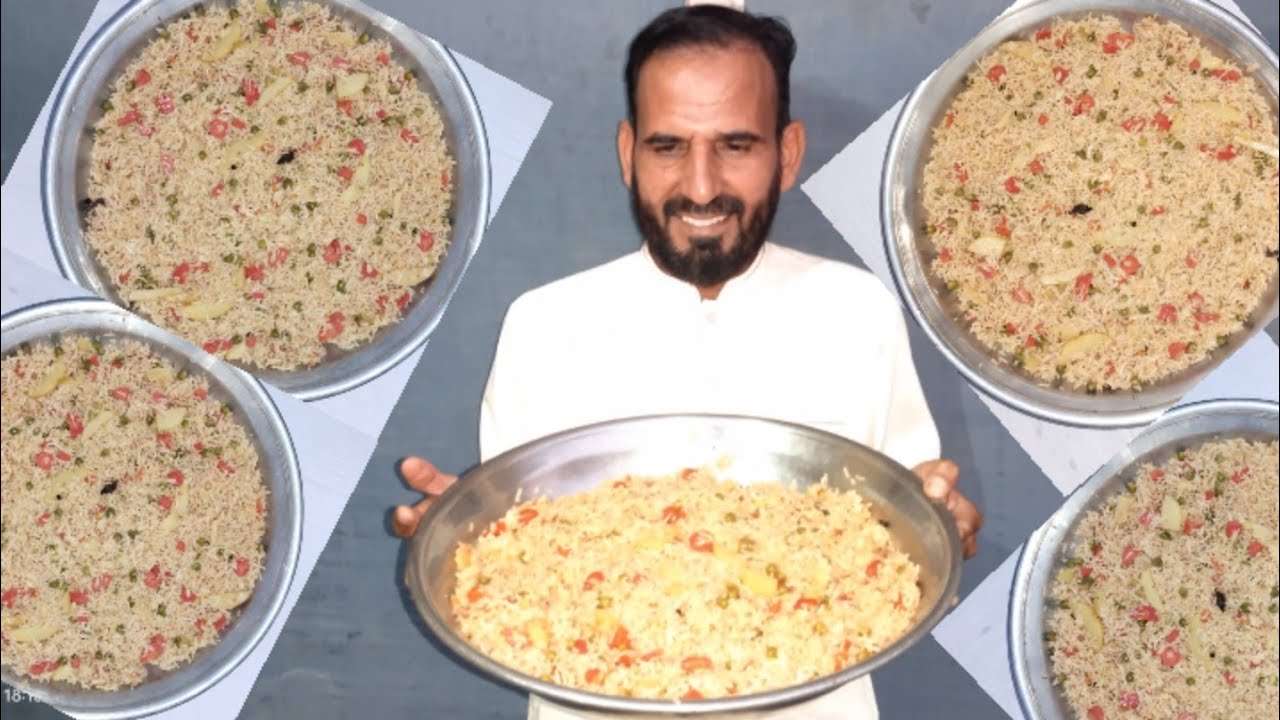  How to make mix vegetable pulao \ سبزی والے چاول بنانے کا سب سے آسان طیقہ