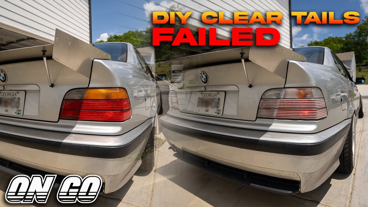 DIY Clear Tail Lights...KINDA (E36)