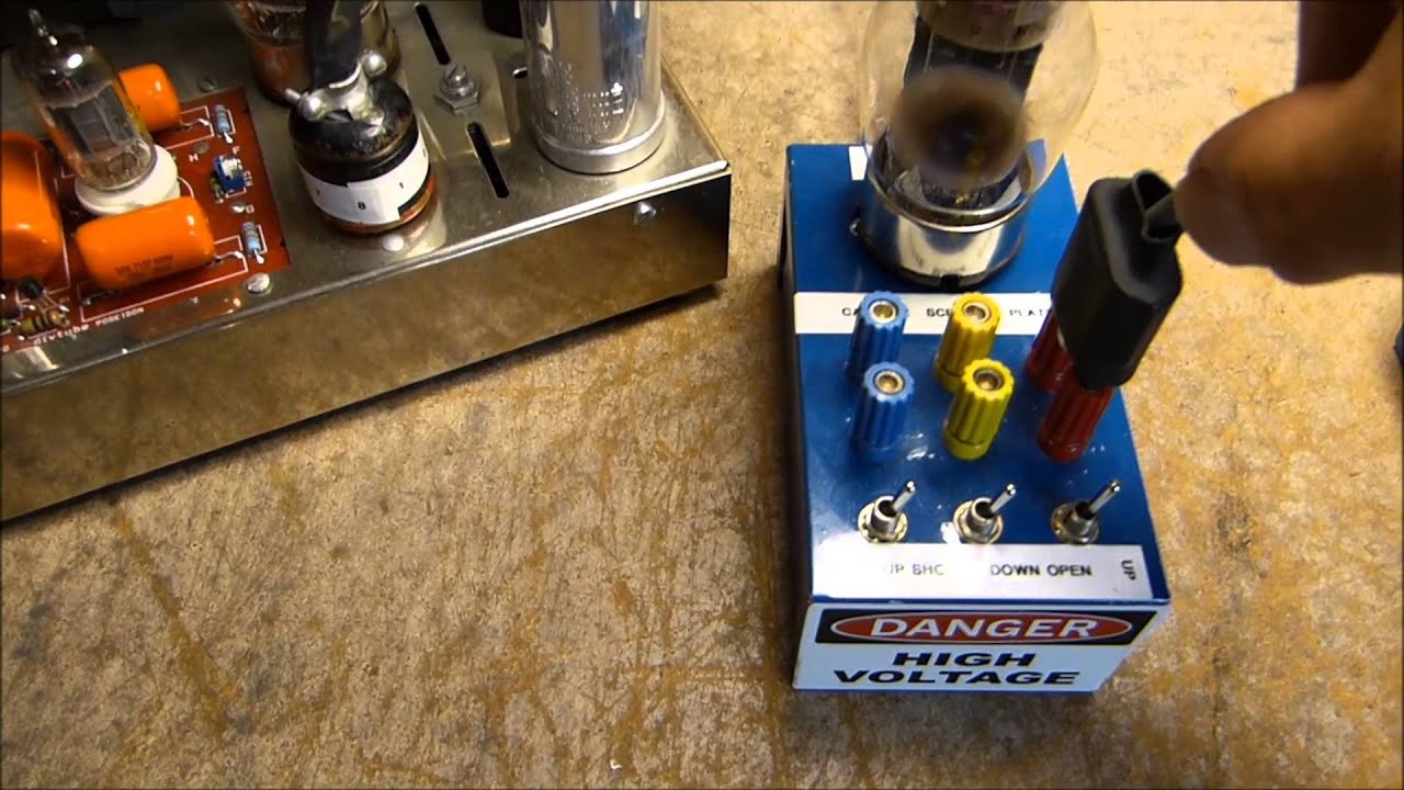 Vacuum Tube Bias Probe To Measure Plate, Screen & Cathode Current