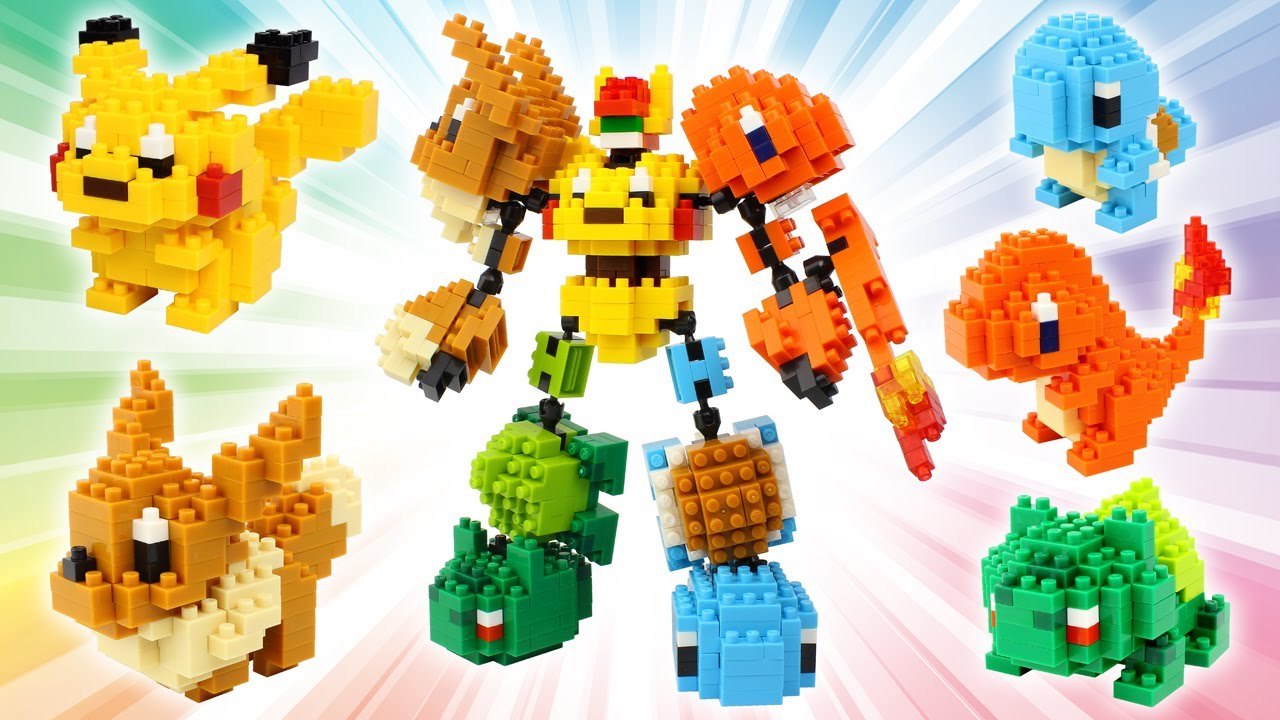 ナノブロック ポケモン 合体させてみた nanoblock Pok&eacute;mon Combine Robot