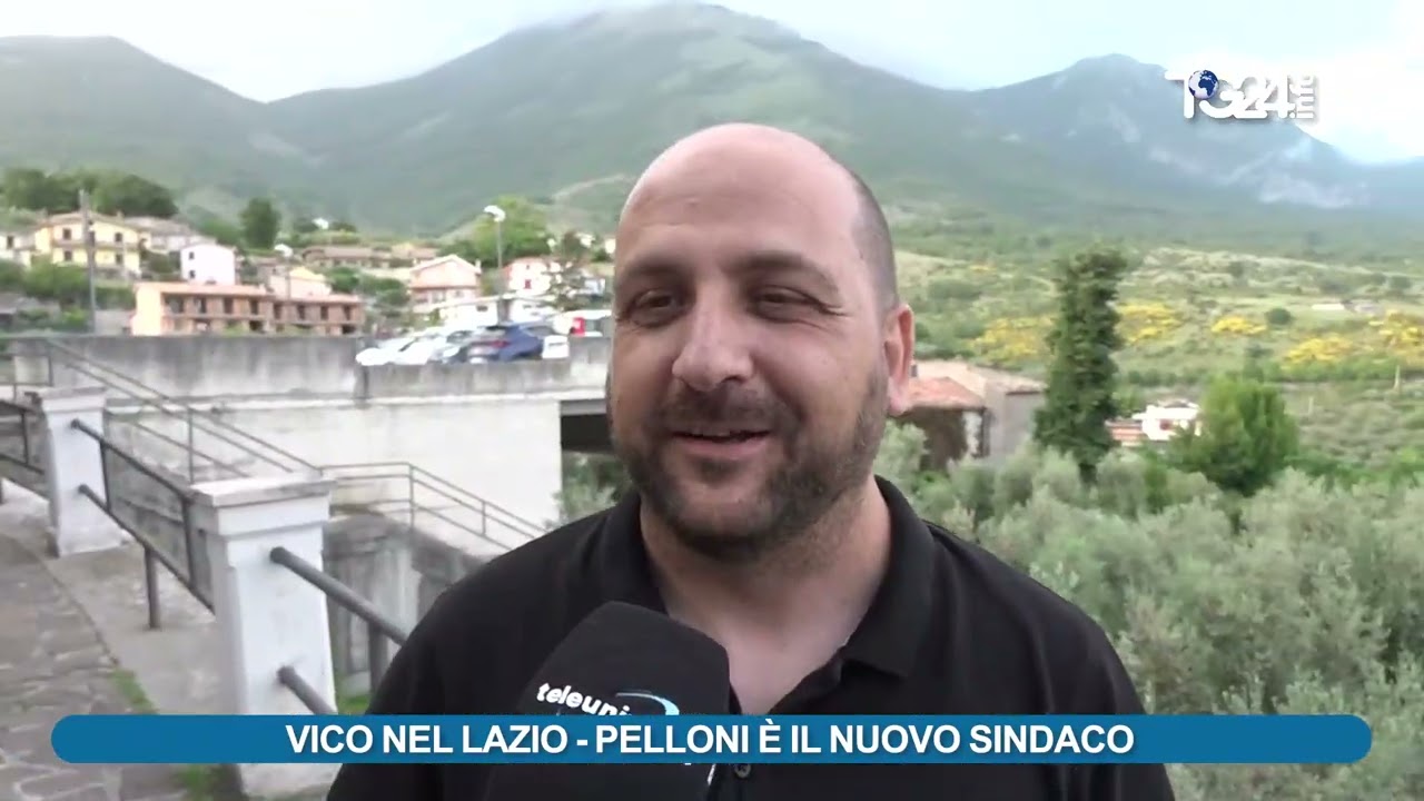 vico nel lazio   pelloni è il nuovo sindaco tg24