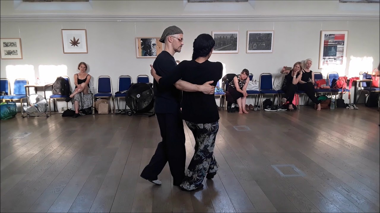Tango Lesson: Leg Wraps into Colgada Turns
