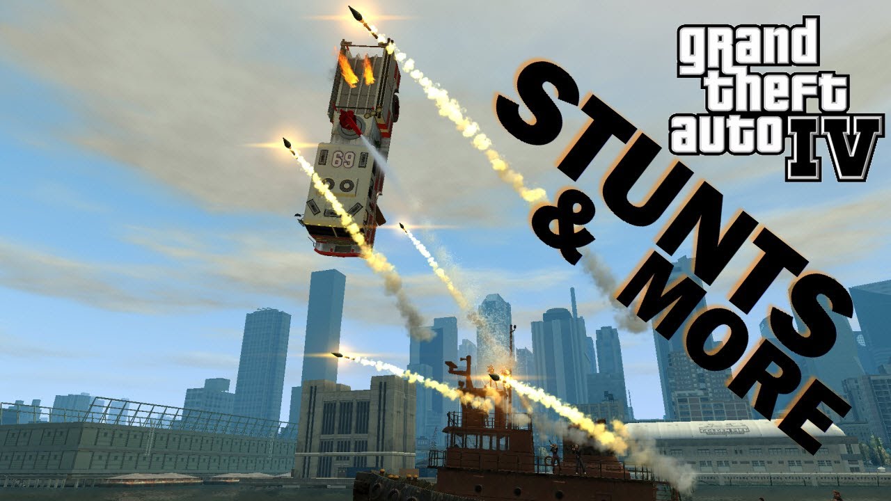GTA IV TBOGT - Group Stunt/BUSTED & Custom Built Race