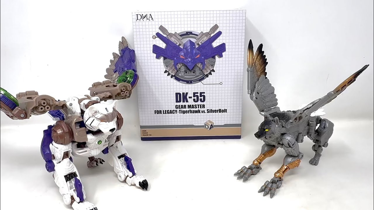 DNA Designs DK-55 Upgrade Kit for Transformers Legacy Beast Wars Tigerhawk and Silverbolt