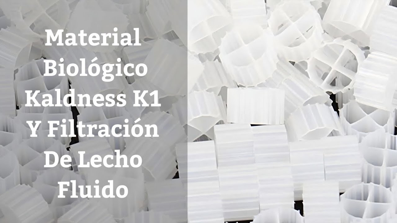🔵 Material Biol&oacute;gico Kaldness k1 Y Filtraci&oacute;n De Lecho Fluido Para Nuestro Acuario (Acuarios MB)