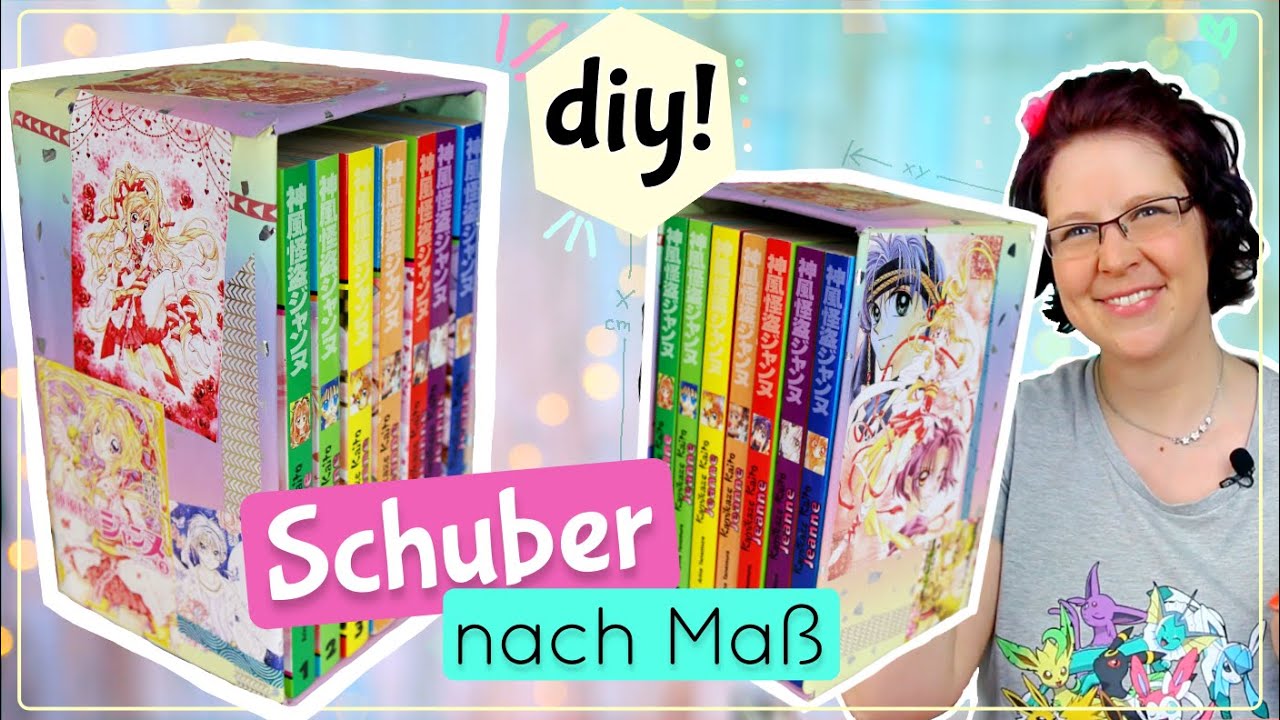 Do it Yourself Schuber nach Maß ✂️ Anleitung Schuber für Manga Comics & Anime DVDs selber machen 💖