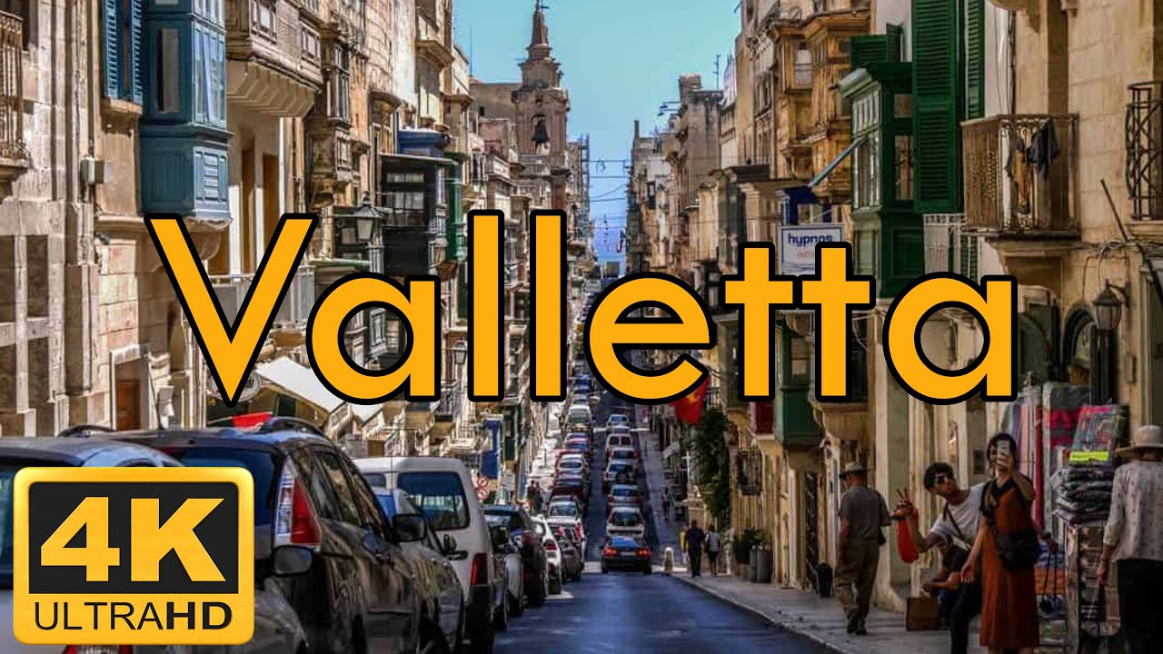 [4K] MALTA: Walk through Valetta, with relaxing Lofi music