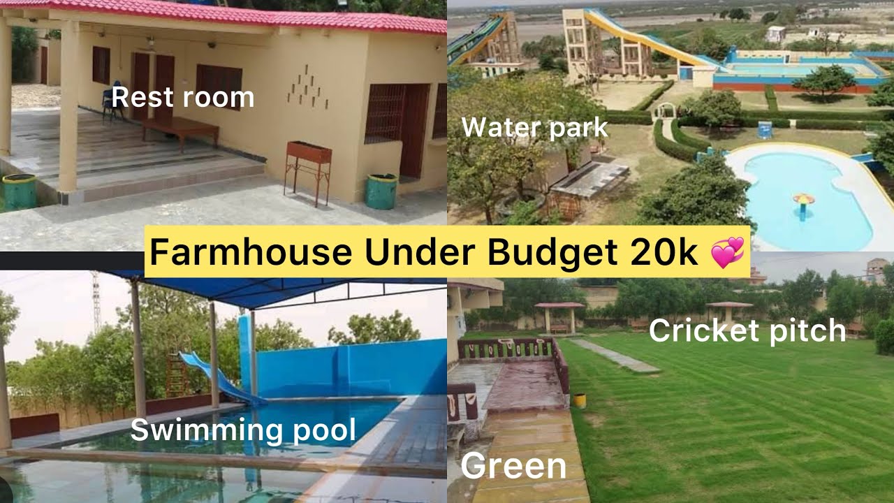 Farmhouse Under budget 20k || Reasonable Farmhouse || Sunrise farmhouse || Summer Party 🎉