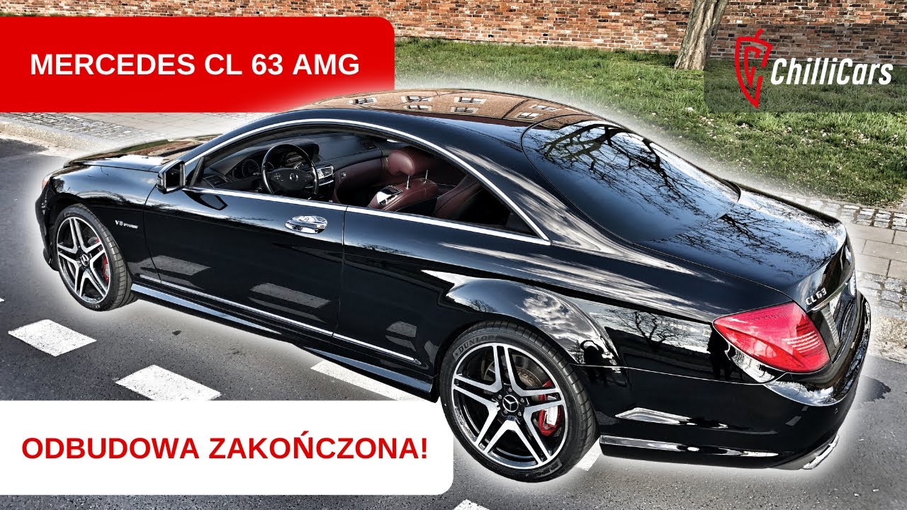 MERCEDES CL 63 AMG W216 kupiony na aukcji w USA. Koniec projektu i efekt końcowy.