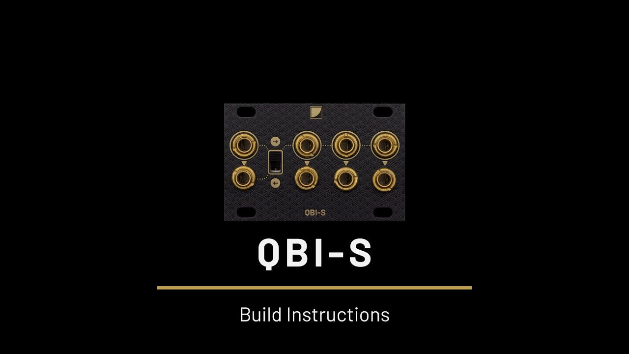 QBI-S Build Instructions - BLACK NOISE