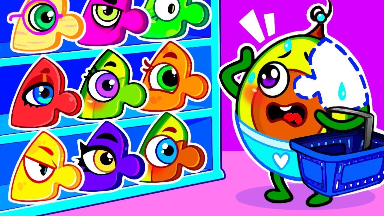 Yes Yes Face Puzzle 😄🥰😜 Let's Find Avocado Babies || VocaVoca Friends