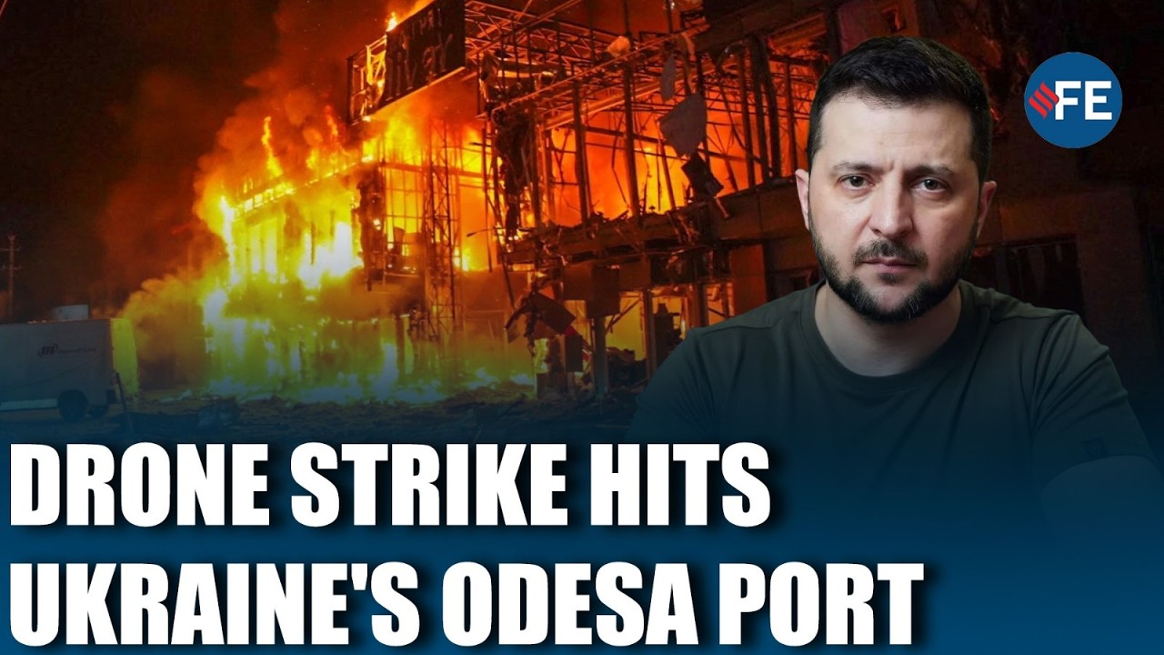 Russian Drone Attack Kills One, Hits Odesa Port Infrastructure