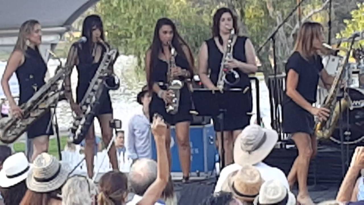 Glenn Patrik, Deanna Bogart and The Saxations in Manhatten Beach 7-24-16