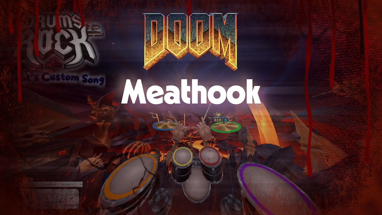 THIS DOOM TRACK DESTROYS IN VR 💀🔥 | Meathook Drum Cover