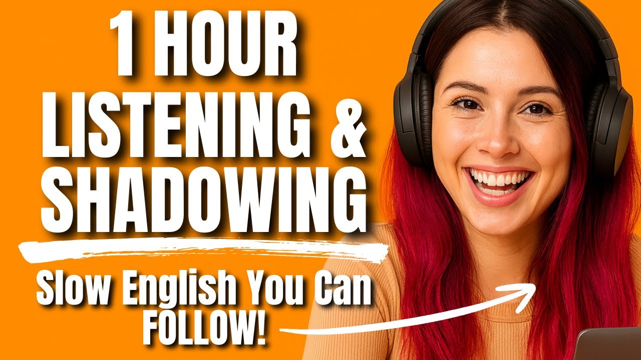 Beginner English Listening Practice | Slow Clear Audio | A1–A2 Daily Shadowing Routine