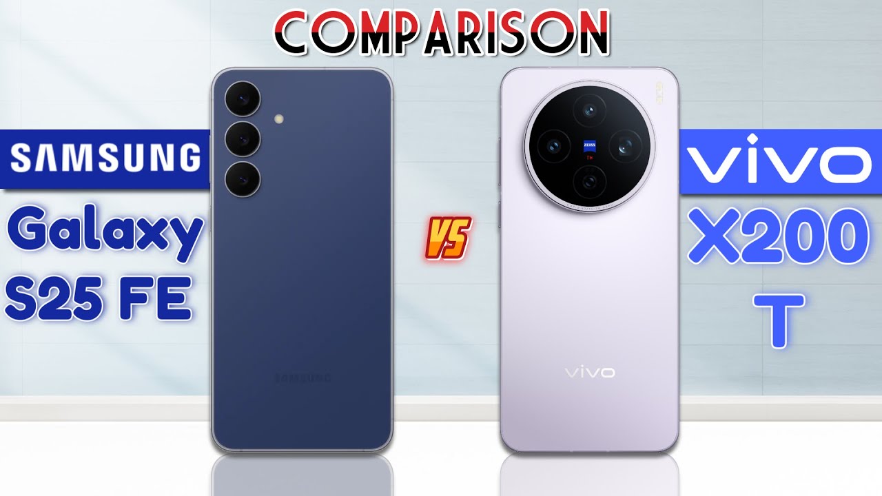 vivo X200T vs Samsung Galaxy S25 FE : Which Phone is Best❓😲