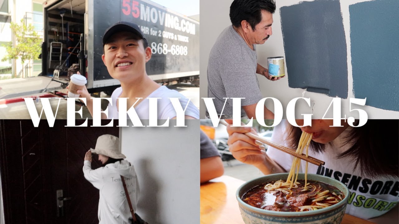 WEEKLY VLOG 45 | 爆肝的一周：装修+搬家+回国的惊喜❤️