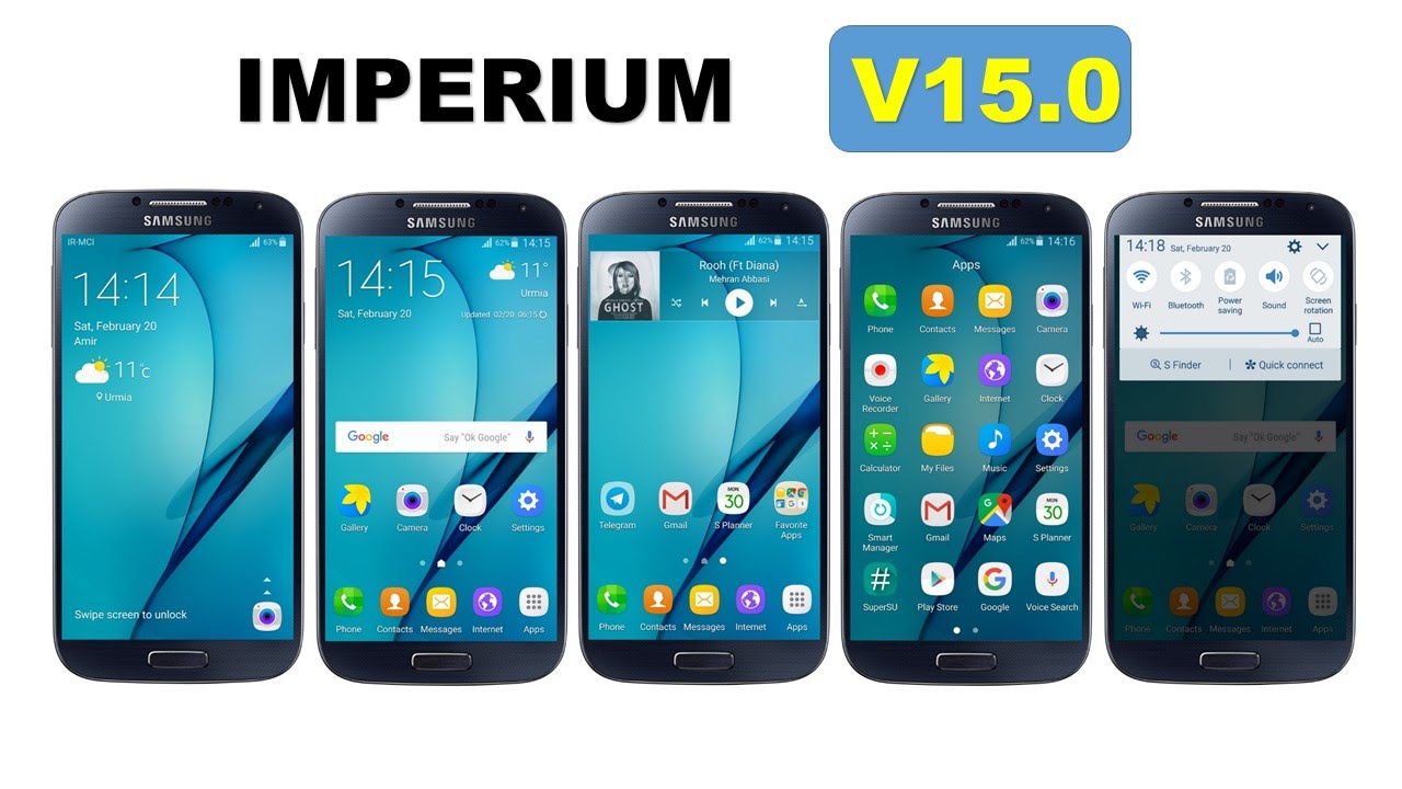 ROM IMPERIUM LOLLIROM V15.0 STOCK ANDROID 5.0.1 PARA SAMSUNG S4