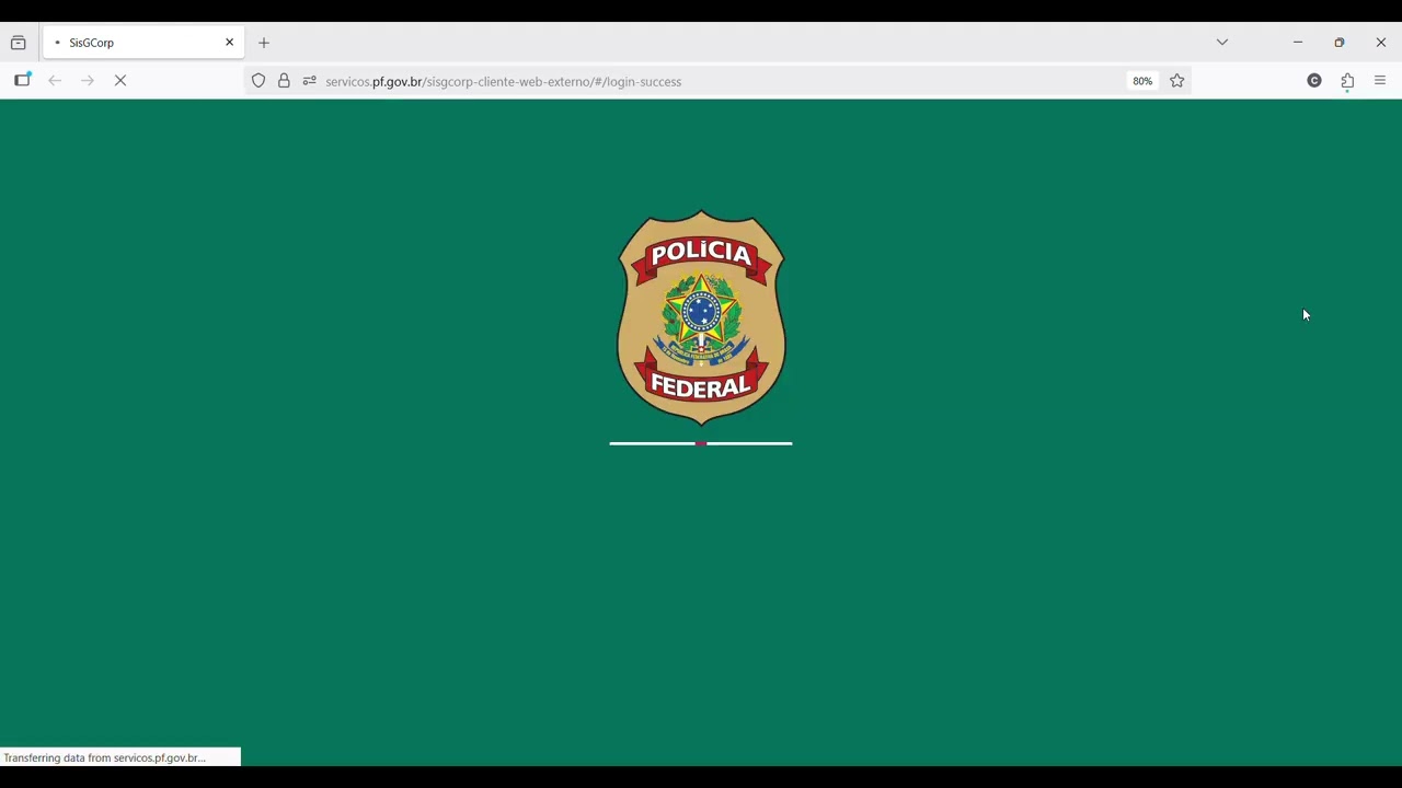 problema com o site  SINARM CAC , não consigo acessar o SisGCorp