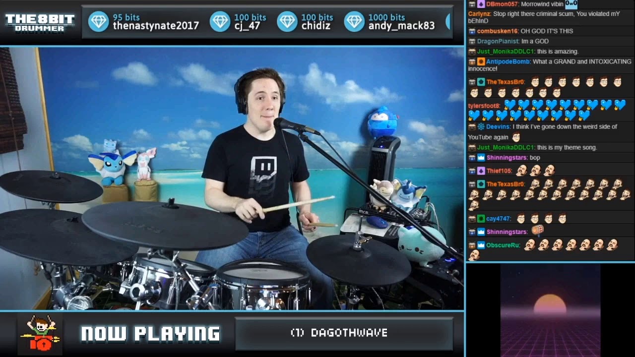 young scrolls - DAGOTHWAVE (Blind Drum Cover) -- The8BitDrummer