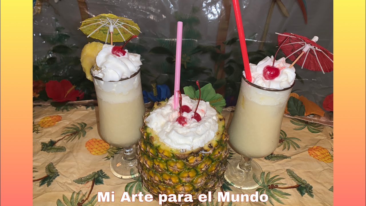 PIÑA COLADA TRADICIONAL BORICUA: receta original con coco López